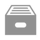 Box, filled LightSlateGray icon