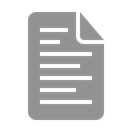 document, Text LightSlateGray icon