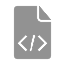 Code, document LightSlateGray icon