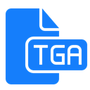 Tga, document, File DodgerBlue icon