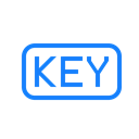 Key, File Black icon