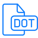 Dot, document, File Black icon