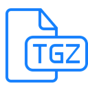 document, File, Tgz Black icon