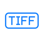 Tiff, File Black icon
