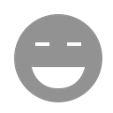 laughing, Face LightSlateGray icon
