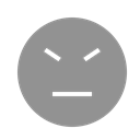 Face, stubborn LightSlateGray icon