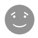 Face, eyebrows, smiling LightSlateGray icon