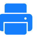 printer DodgerBlue icon