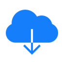 download, Cloud DodgerBlue icon