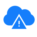 Error, Cloud DodgerBlue icon