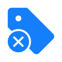 cancel, tag DodgerBlue icon