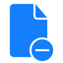 remove, document DodgerBlue icon