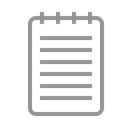Notebook, Text Black icon