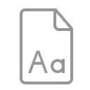 document, Font Black icon