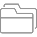 Folders Black icon
