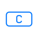 C, File Black icon