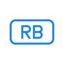 File, rb Black icon