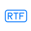 File, Rtf Black icon