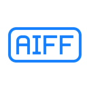 Aiff, File Black icon