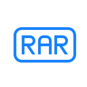 File, Rar Black icon