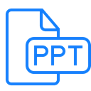 document, File, ppt Black icon