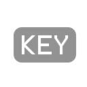 Key, File Black icon
