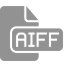 Aiff, document, File LightSlateGray icon