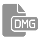 document, File, dmg LightSlateGray icon