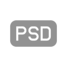 File, Psd Black icon