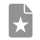 star, document LightSlateGray icon