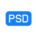 Psd, File Black icon