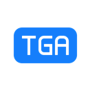 Tga, File Black icon