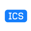 File, ics Black icon