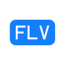 File, flv Black icon