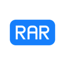 File, Rar Black icon