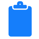 Clipboard DodgerBlue icon