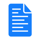 document, Text DodgerBlue icon