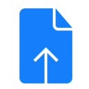 document, upload DodgerBlue icon