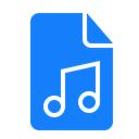 music, document DodgerBlue icon