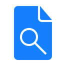 document, search DodgerBlue icon