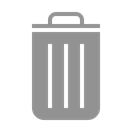Can, Trash LightSlateGray icon