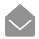 open, envelope, mail LightSlateGray icon