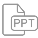 ppt, document, File Black icon