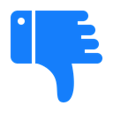 thumb, Down DodgerBlue icon