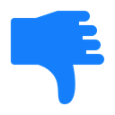 thumb, Down DodgerBlue icon