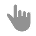Finger, One LightSlateGray icon