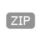 File, Zip Black icon