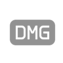 dmg, File Black icon