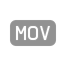File, Mov Black icon