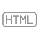 File, html Black icon